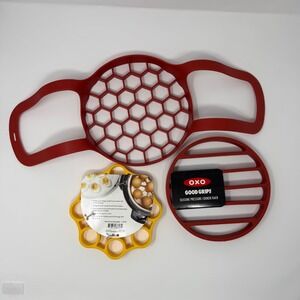 Instant Pot Accessories Bundle Egg Rack Silicone Trivet OXO Pressure Cooker Lot